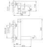 Смеситель для ванны FRAP H84 F3284 хром